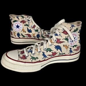 Converse ​Chuck 70 Hi High Top ​Archive Print 
Dinosaur Pattern Women's Size 10